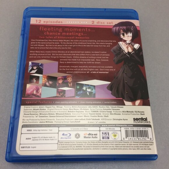 ef A Tale of Memories Season One 12 Episodes Blu-Ray 2 Discs - Picture 3 of 8